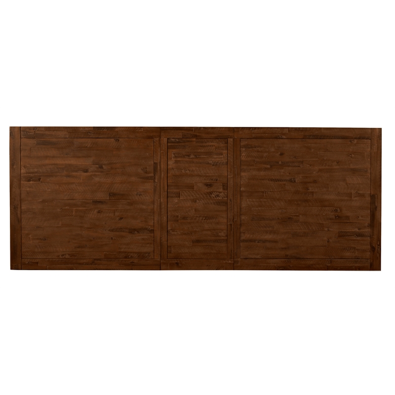Alpine Furniture Newberry Rectangular Wood Dining Table in Medium Brown