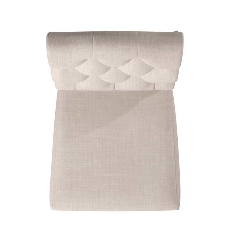 Alpine Furniture Newberry Set of 2 Wood Side Chairs in Medium Brown