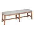 Alpine Furniture Olejo Solid Pine Dining Bench in Natural