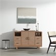 Alpine Furniture Olejo Solid Pine Sideboard in Natural