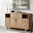 Alpine Furniture Olejo Solid Pine Sideboard in Natural
