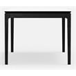 Alpine Furniture Cove Wood Rectangular Dining Table in Vintage Black