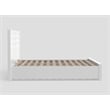 Alpine Furniture Carmel Wood Eastern King Storage Bed in White