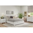 Alpine Furniture Carmel Wood Queen Storage Bed in White