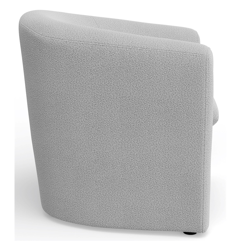 Alpine Furniture Tori Upholstered Accent Chair in Gray