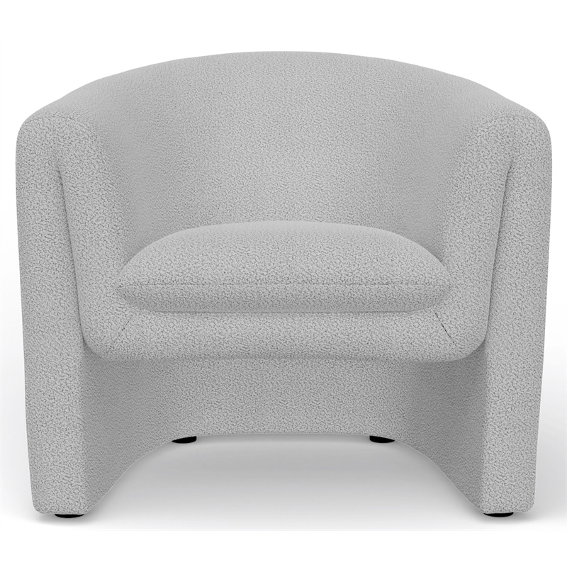 Alpine Furniture Tori Upholstered Accent Chair in Gray