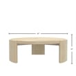 Alpine Furniture Sloane 42 in. W Round Wood Coffee Table in Natural Driftwood