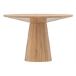 Alpine Furniture Cove 47 in. W Round Wood Dining Table in Natural