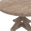 Alpine Furniture Newberry Round Wood Dining Table - Weathered Natural