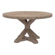 Alpine Furniture Newberry Round Wood Dining Table - Weathered Natural
