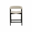 Alpine Furniture Cove Wood Counter Height Chairs Set of 2 -  Vintage Black