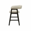 Alpine Furniture Cove Wood Counter Height Chairs Set of 2 -  Vintage Black
