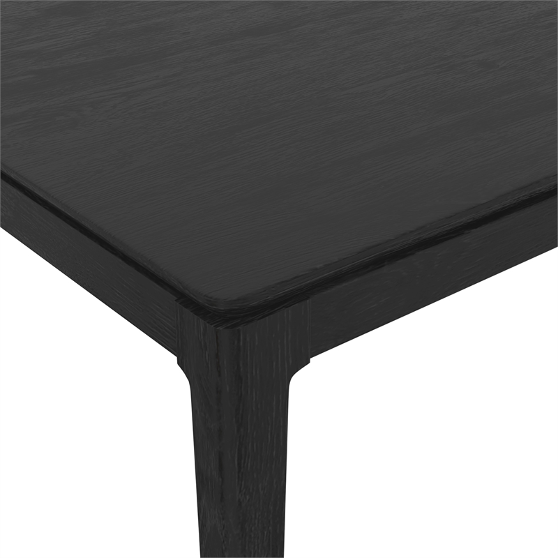 Alpine Furniture Cove Wood Rectangular Extension Dining Table - Vintage Black