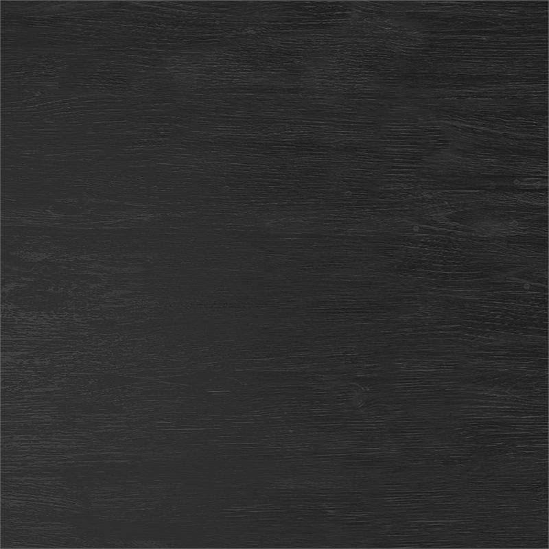 Alpine Furniture Cove Wood Rectangular Extension Dining Table - Vintage Black