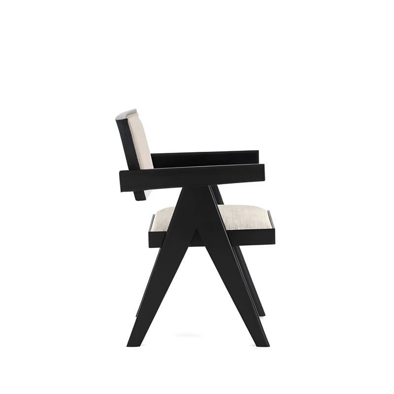 Alpine Furniture Raquel Side Dining Chairs - Set of 2 in Black