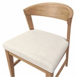 Alpine Furniture Cove Wood Back Dining Chairs - Set of 2 in Natural