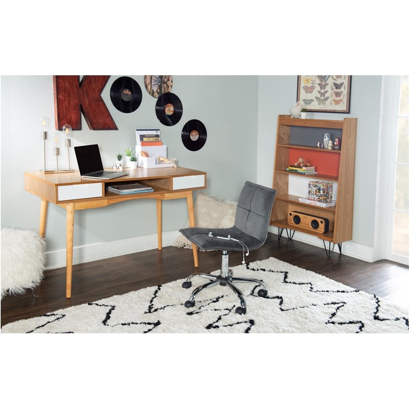 Allora Wood Writing Desk in Brown