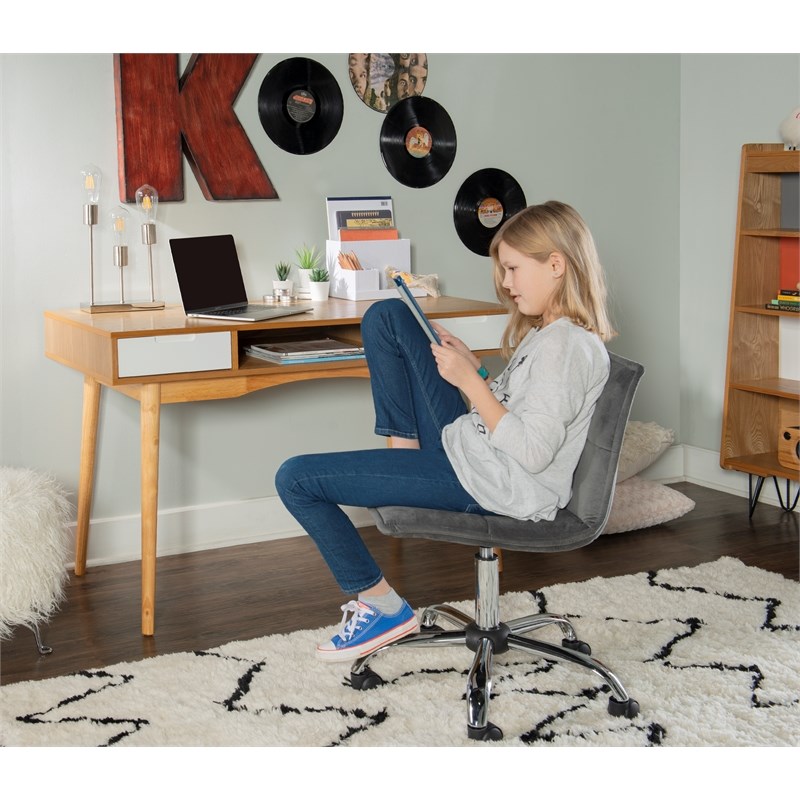 Allora Wood Writing Desk in Brown