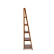 Allora Wood Bookcase in Brown