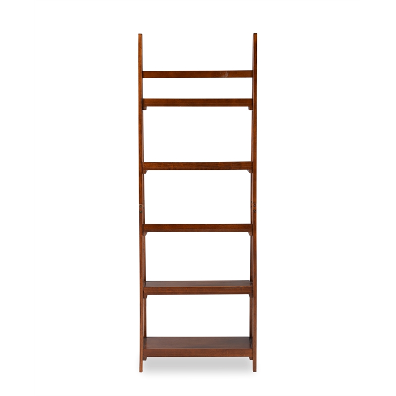 Allora Wood Bookcase in Brown
