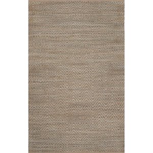 allora naturals textured jute and rayon rug in blue