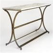 Allora Furniture Pamina Console Table in Travertine