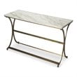 Allora Furniture Pamina Console Table in Travertine