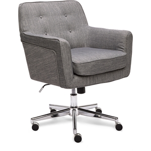 allora home office chair in winter river gray