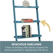 Allora Country Bookshelf Ladder in Blue