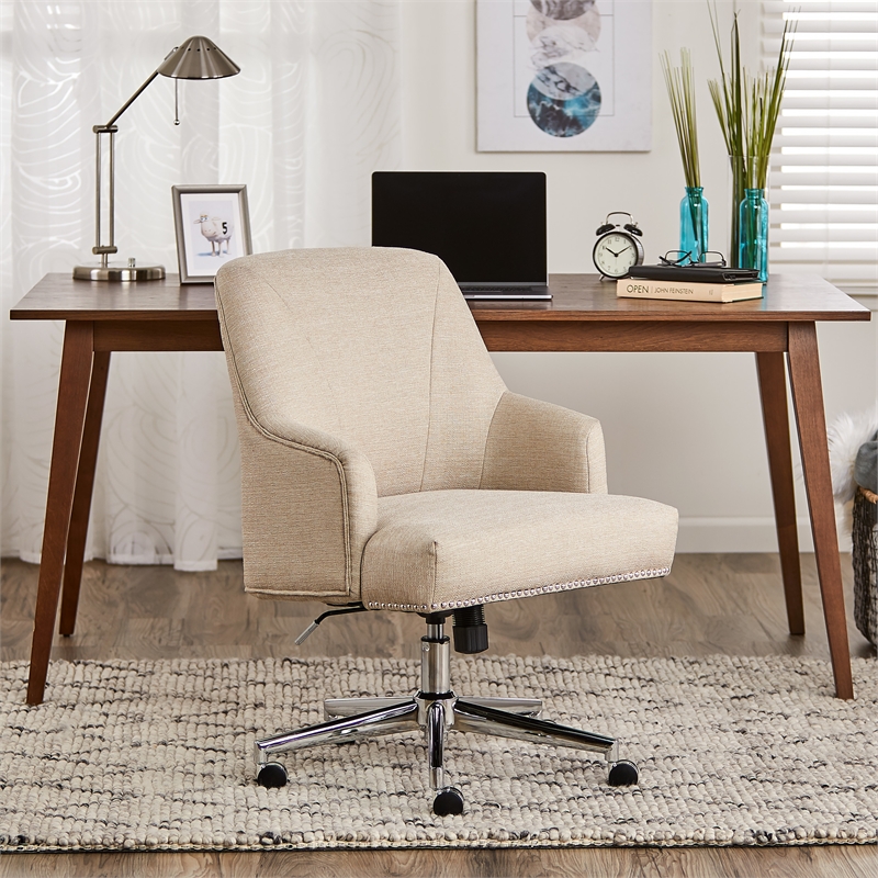 Allora Home Office Chair in Stoneware Beige