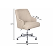 Allora Home Office Chair in Stoneware Beige