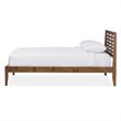 Allora Queen Platform Bed in Walnut