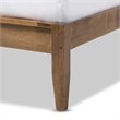 Allora Queen Platform Bed in Walnut