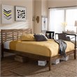 Allora Queen Platform Bed in Walnut