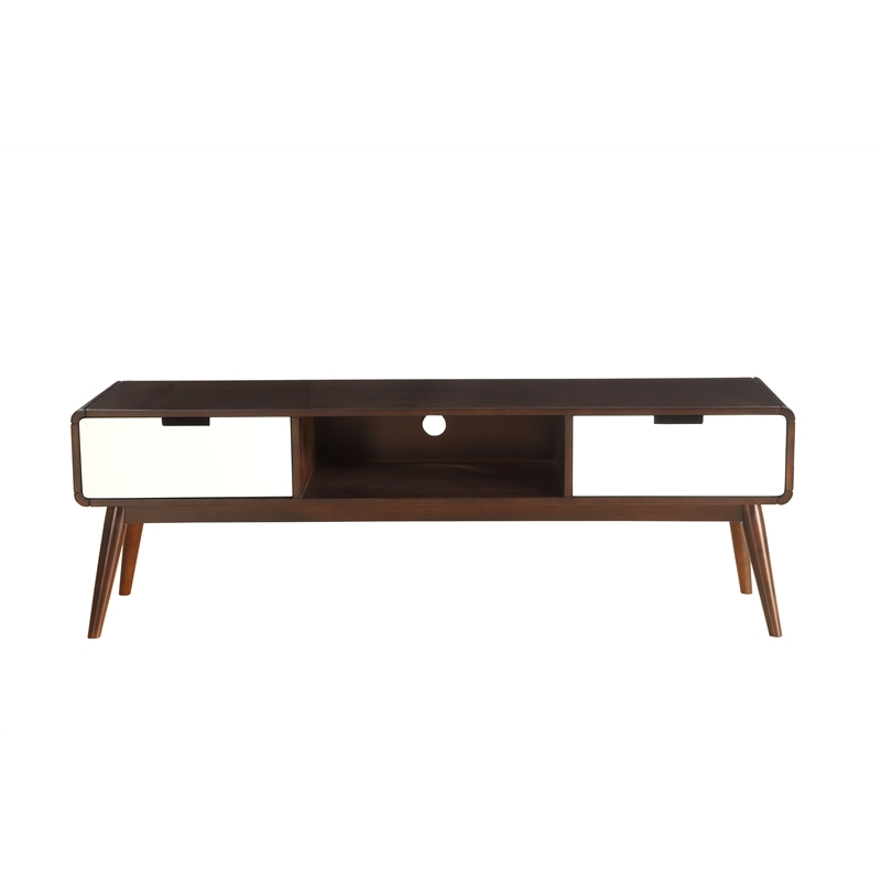 Allora Mid-Century Wood TV Stand for TVs up to 59