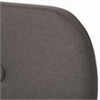 Allora Tufted King Platform Bed in Gray