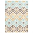 Allora 8' x 10' Hand-Tufted Geometric Design Polyester Rug in Gray and Yellow