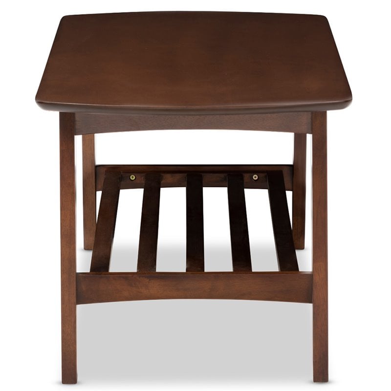 Allora Coffee Table in Dark Walnut