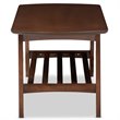Allora Coffee Table in Dark Walnut