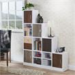 Allora Contemporary Wood 9-Cube Bookcase in White