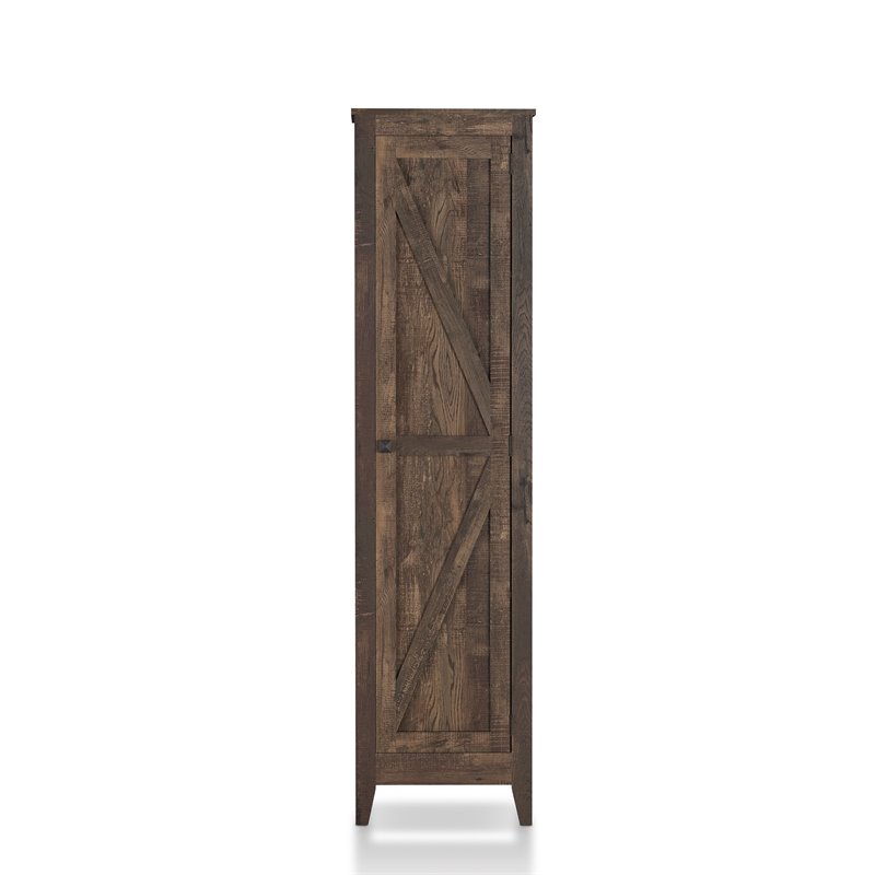 Allora Mid-Century Wood Storage Cabinet in Reclaimed Oak