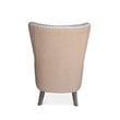 Allora Mid Century Wingback Accent Chair in Beige