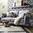 Allora Loveseat in Light Gray