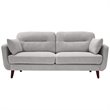 Allora Loveseat in Light Gray