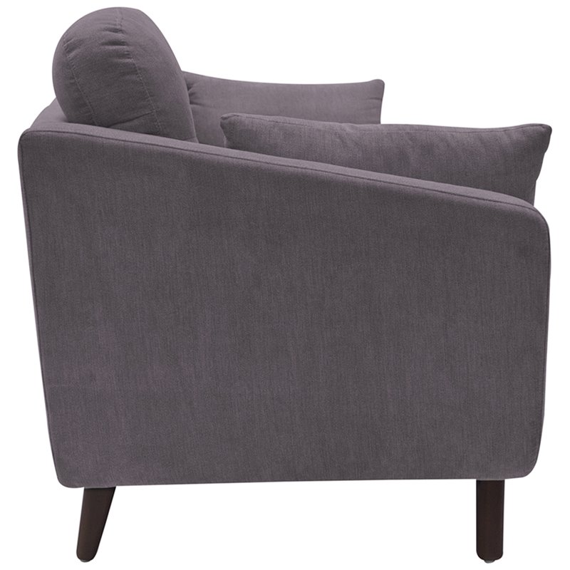 Allora Loveseat in Dark Gray
