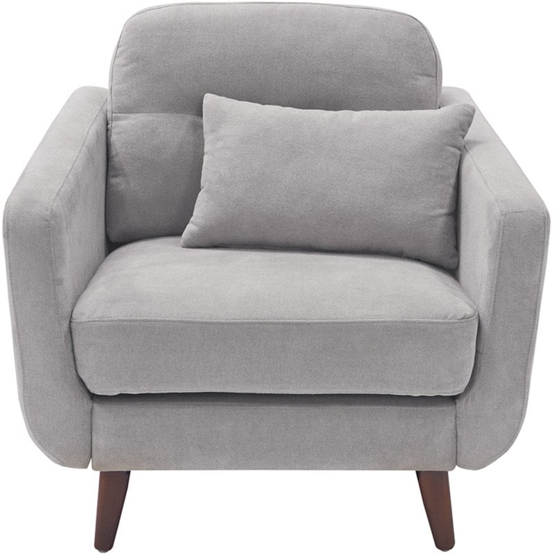 Allora Arm Chair in Light Gray