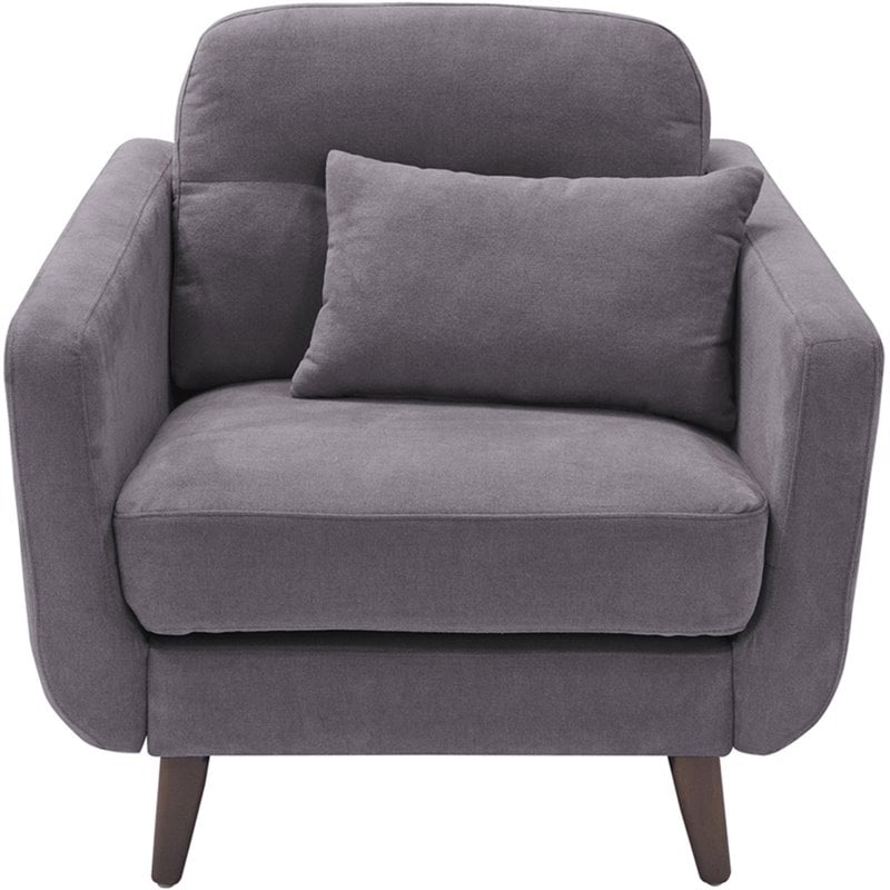 Allora Arm Chair in Dark Gray