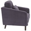 Allora Arm Chair in Dark Gray