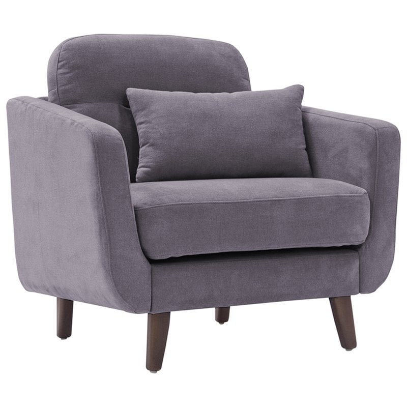 Allora Arm Chair in Dark Gray