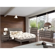 Allora Mid-Century Modern Wood 6-Drawer Dresser in Gray